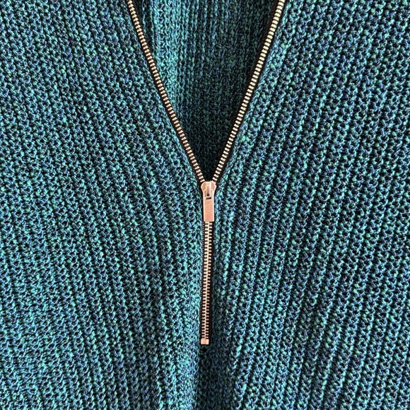 Proenza Schouler White Label Novelty Remix Zip Sweater - Size L - Picture 6 of 11